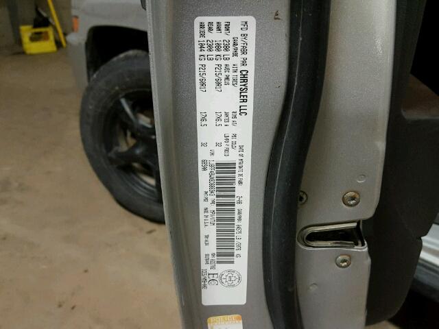 1J8FF48WX8D686943 - 2008 JEEP PATRIOT LI SILVER photo 10