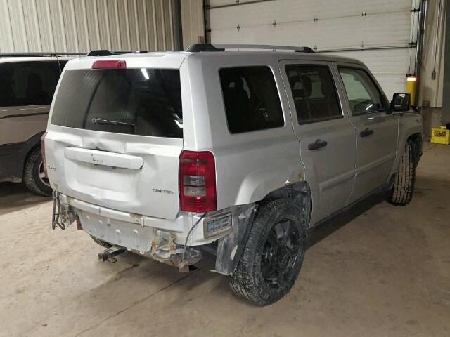 1J8FF48WX8D686943 - 2008 JEEP PATRIOT LI SILVER photo 4