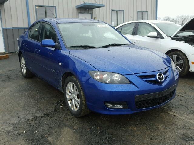 JM1BK324181877526 - 2008 MAZDA 3 S BLUE photo 1