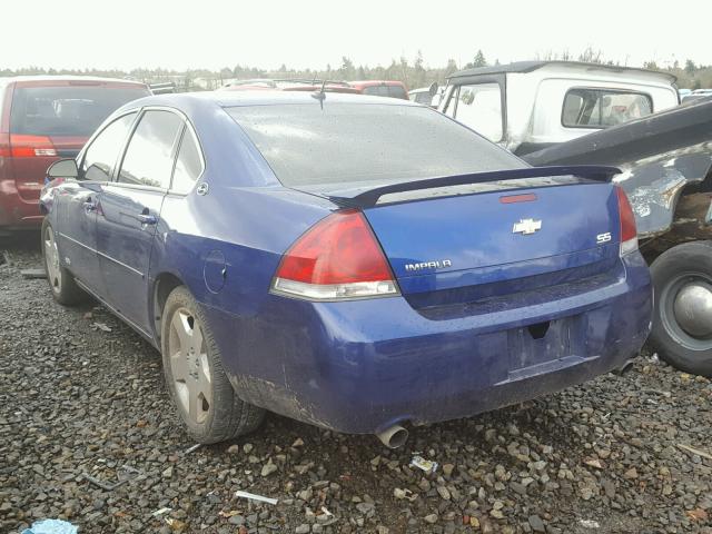 2G1WD58C569222695 - 2006 CHEVROLET IMPALA SUP 蓝色 照片 3