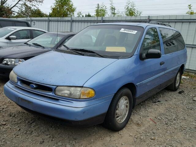 2FMDA5142SBA28733 - 1995 FORD WINDSTAR W BLUE photo 2