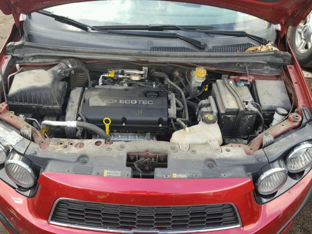 1G1JA5SH6C4159046 - 2012 CHEVROLET SONIC LS 红色 照片 7