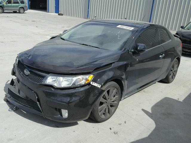 KNAFW6A33D5746100 - 2013 KIA FORTE SX BLACK photo 2