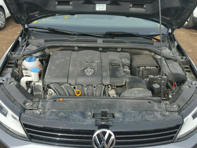 3VWDX7AJ4CM466509 - 2012 VOLKSWAGEN JETTA SE GRAY photo 7