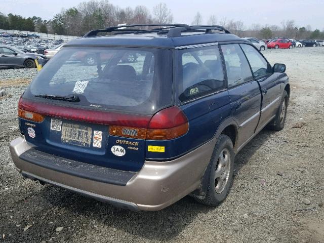 4S3BG6855W7651079 - 1998 SUBARU LEGACY 30T GREEN photo 4