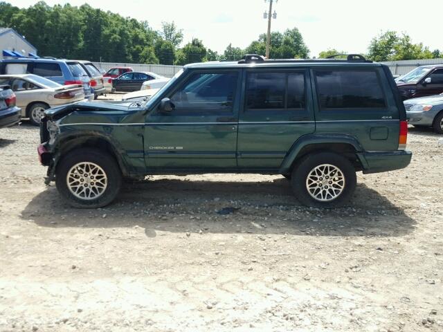 1J4FF78S3XL668076 - 1999 JEEP CHEROKEE L GREEN photo 10