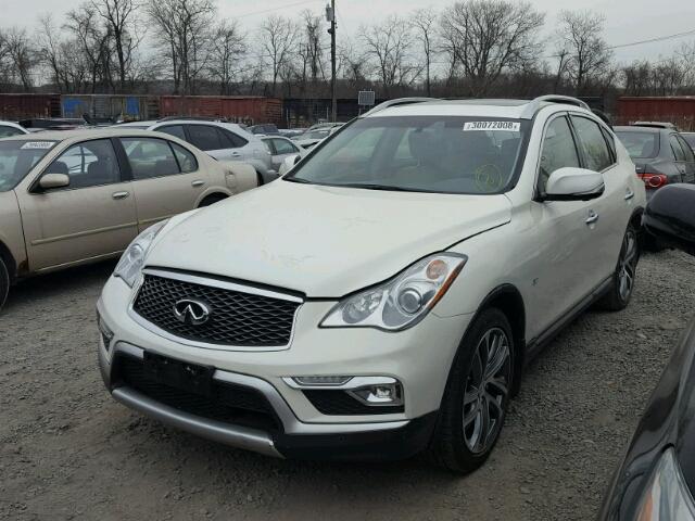 JN1BJ0RR9HM409208 - 2017 INFINITI QX50 CREAM photo 2