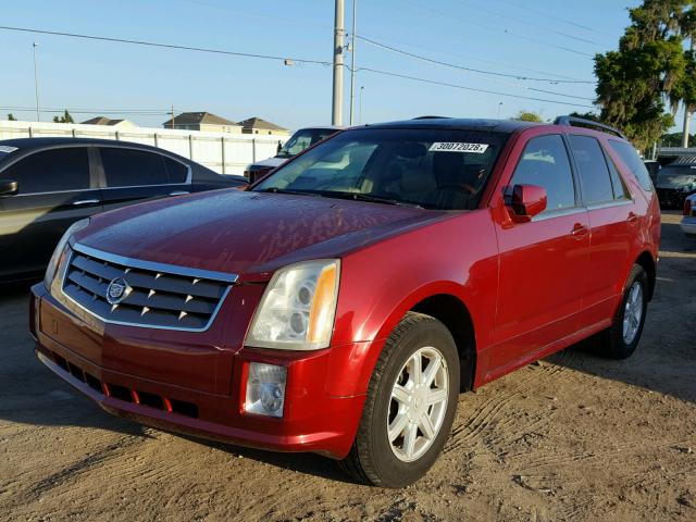 1GYDE637440135223 - 2004 CADILLAC SRX RED photo 2