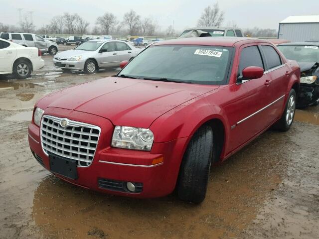 2C3KA53V39H603385 - 2009 CHRYSLER 300 TOURIN RED photo 2