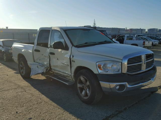 1D7HA18227J613016 - 2007 DODGE RAM 1500 S WHITE photo 1