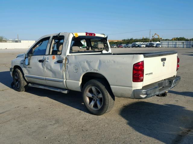 1D7HA18227J613016 - 2007 DODGE RAM 1500 S WHITE photo 3