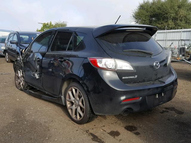 JM1BL1L45C1625657 - 2012 MAZDA SPEED 3 BLACK photo 3