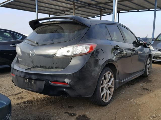 JM1BL1L45C1625657 - 2012 MAZDA SPEED 3 BLACK photo 4
