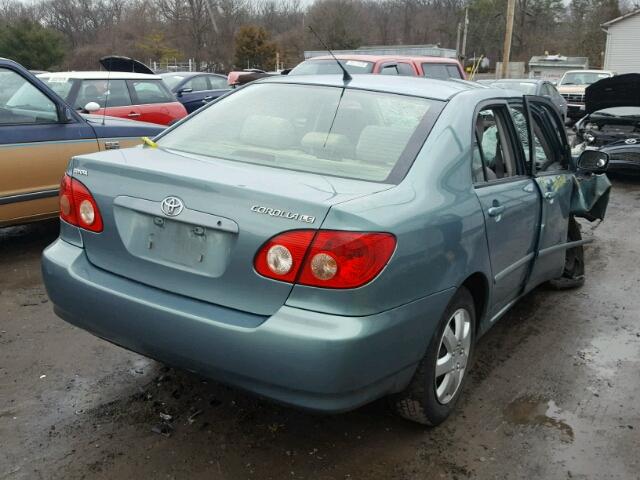 2T1BR32E05C506787 - 2005 TOYOTA COROLLA CE BLUE photo 4