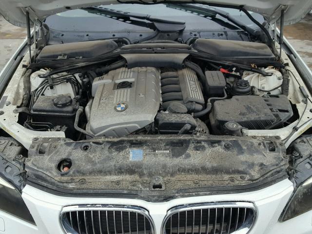 WBANE73507CM57047 - 2007 BMW 530 I WHITE photo 7