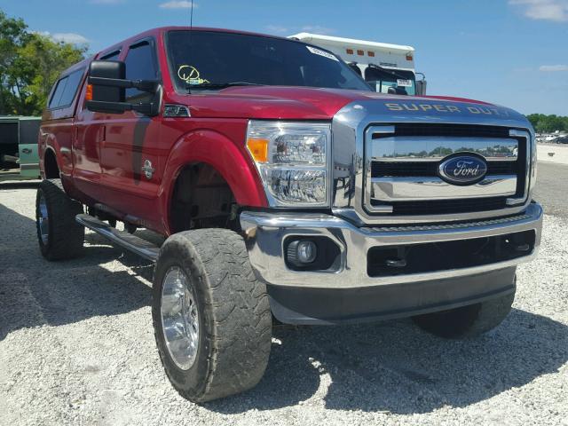 1FT7W2BT6FEB23653 - 2015 FORD F250 SUPER RED photo 1