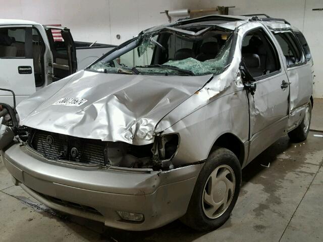 4T3ZF13C01U402471 - 2001 TOYOTA SIENNA LE GRAY photo 2