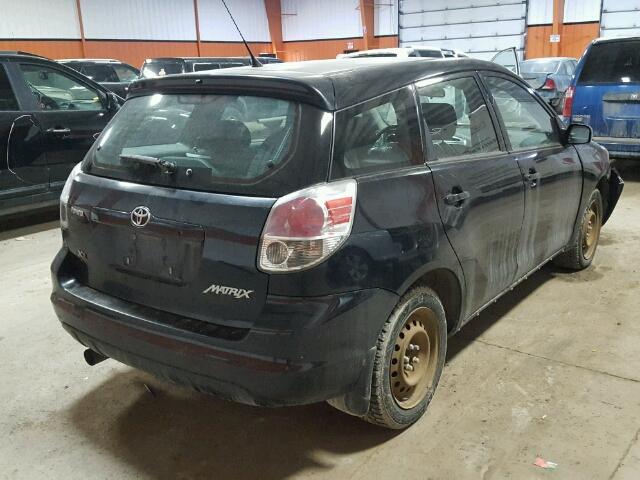 2T1KR32E57C685248 - 2007 TOYOTA COROLLA MA BLACK photo 4