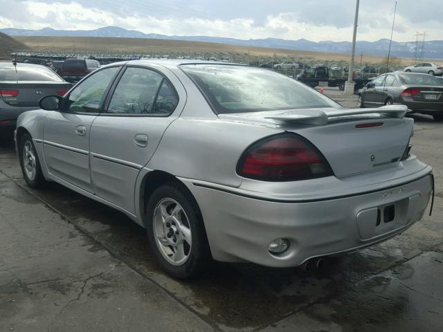 1G2NW52E83M646883 - 2003 PONTIAC GRAND AM G SILVER photo 3