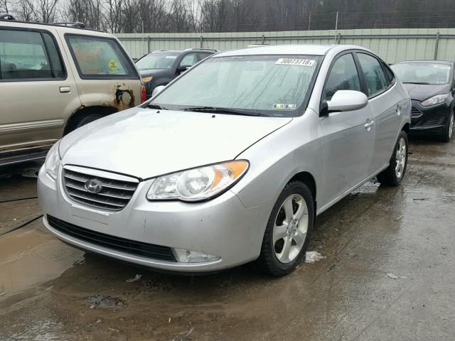 KMHDU4AD1AU847646 - 2010 HYUNDAI ELANTRA BL SILVER photo 2