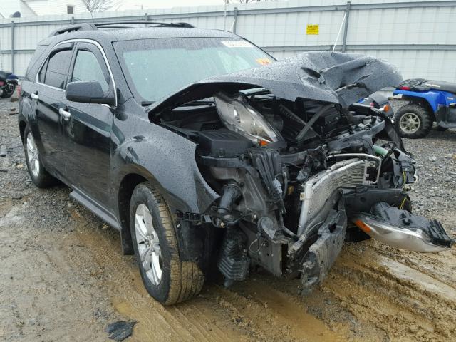 2CNFLEEW1A6380935 - 2010 CHEVROLET EQUINOX LT BLACK photo 1