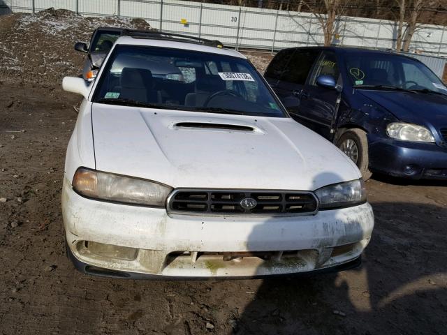 4S3BK6756V6317308 - 1997 SUBARU LEGACY GT WHITE photo 9