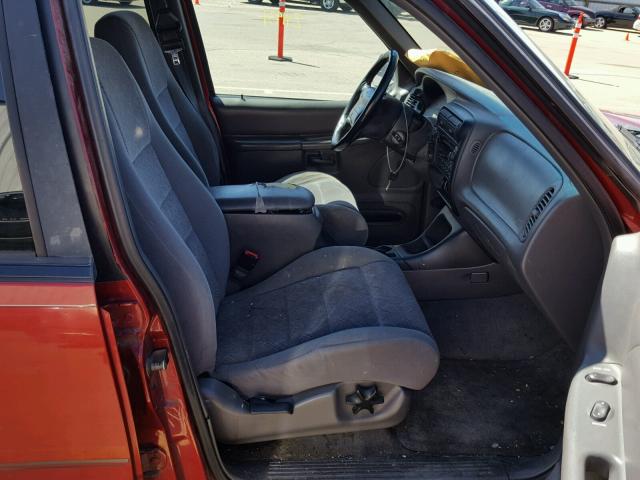 1FMZU34E1XZA45968 - 1999 FORD EXPLORER RED photo 5