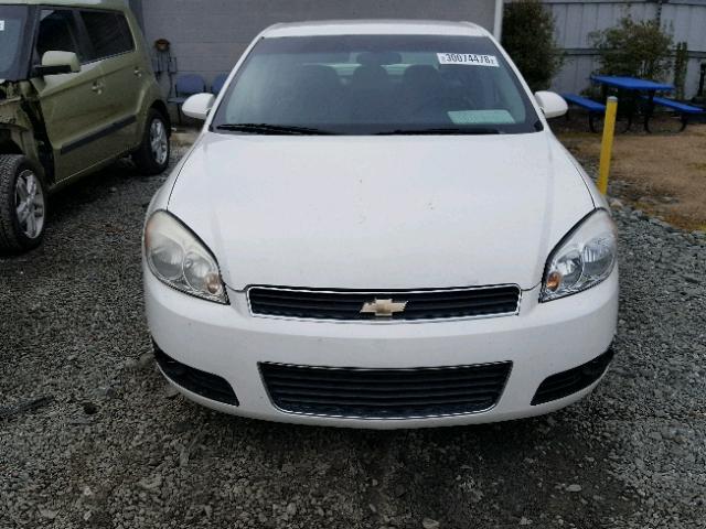 2G1WC581969273165 - 2006 CHEVROLET IMPALA LT WHITE photo 9