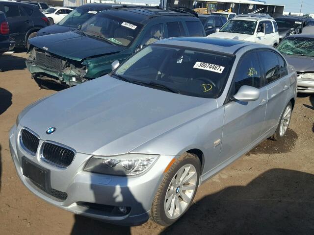 WBAPK7C5XBA819259 - 2011 BMW 328 XI SILVER photo 2