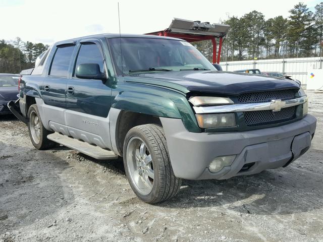 3GNEC13T32G198944 - 2002 CHEVROLET AVALANCHE GREEN photo 1