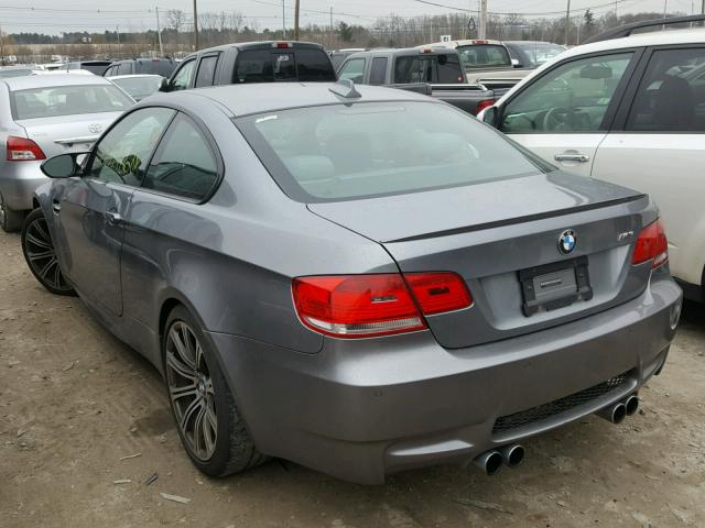 WBSWD93548PY42801 - 2008 BMW M3 GRAY photo 3