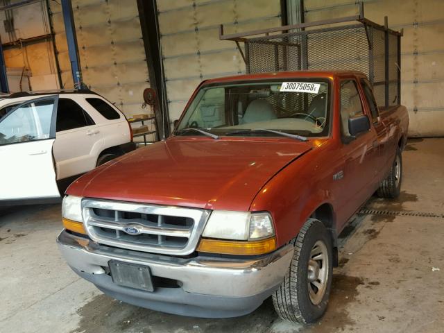 1FTYR14CXXPA00365 - 1999 FORD RANGER SUP RED photo 2