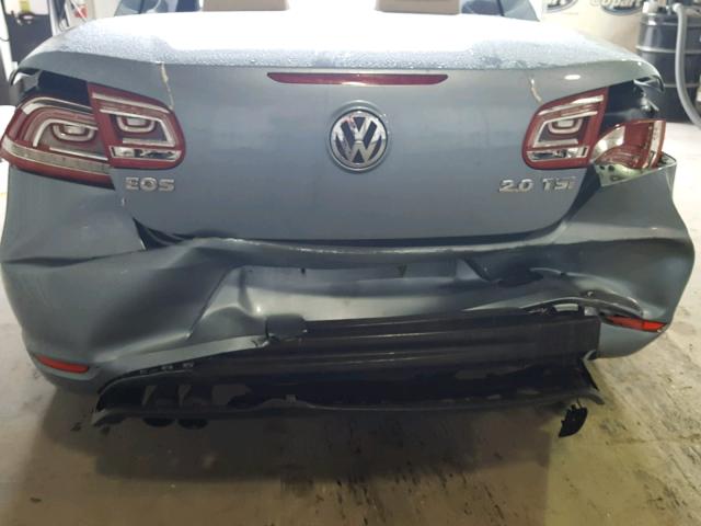 WVWBW7AH6CV000483 - 2012 VOLKSWAGEN EOS KOMFOR ლურჯი ფოტო 9