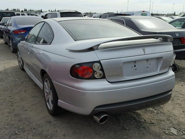 6G2VX12U16L548837 - 2006 PONTIAC GTO SILVER photo 3