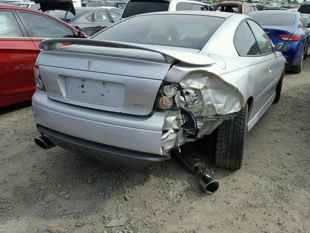 6G2VX12U16L548837 - 2006 PONTIAC GTO SILVER photo 4