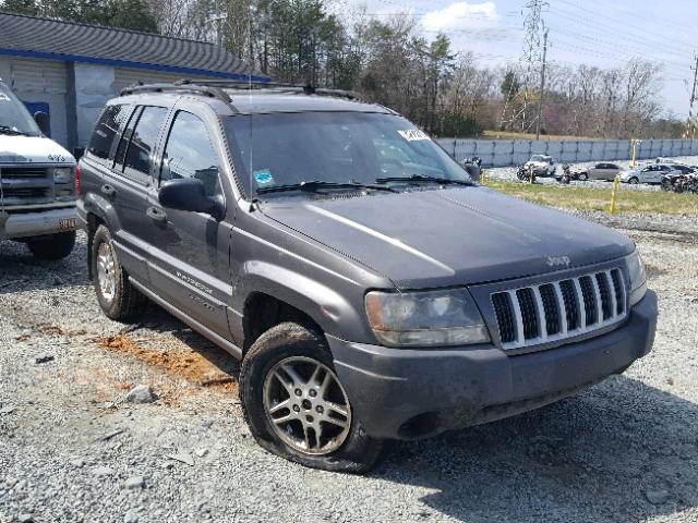 1J4GW48S94C299173 - 2004 JEEP GRAND CHER GRAY photo 1