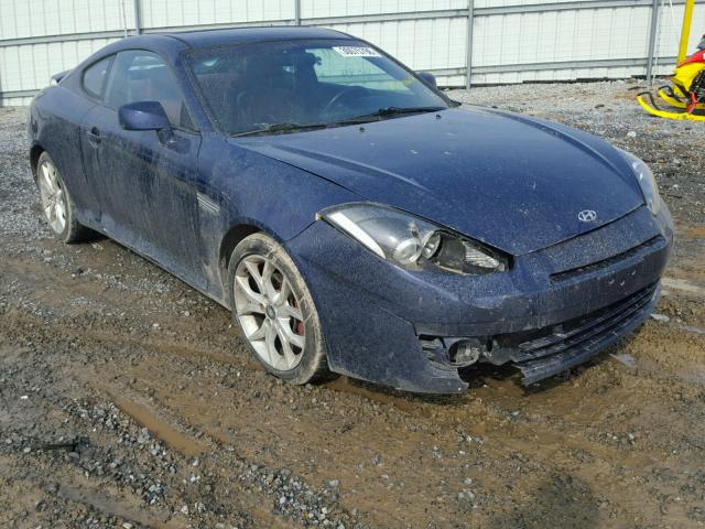 KMHHN66F97U241377 - 2007 HYUNDAI TIBURON GT BLUE photo 1