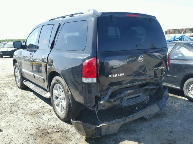 5N1AA0NC6AN618167 - 2010 NISSAN ARMADA SE BLACK photo 3