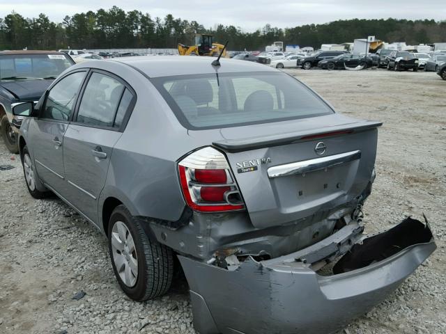 3N1AB6AP7BL624514 - 2011 NISSAN SENTRA 2.0 GRAY photo 3