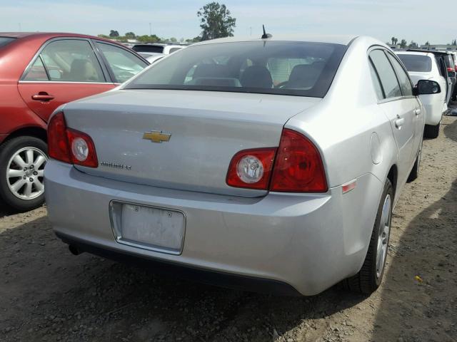 1G1ZC5EB7AF113506 - 2010 CHEVROLET MALIBU 1LT 银色 照片 4