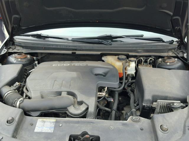 1G1ZH57B484212045 - 2008 CHEVROLET MALIBU 1LT BLACK photo 7