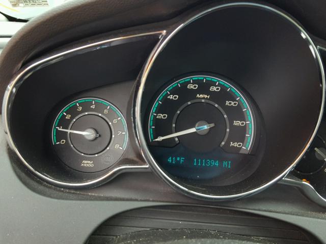 1G1ZH57B484212045 - 2008 CHEVROLET MALIBU 1LT BLACK photo 8