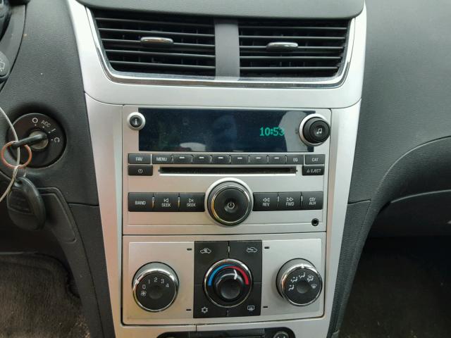 1G1ZH57B484212045 - 2008 CHEVROLET MALIBU 1LT BLACK photo 9