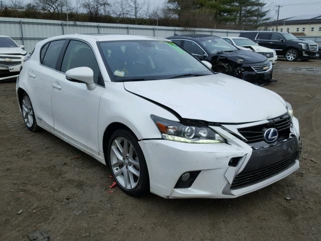 JTHKD5BH6F2248004 - 2015 LEXUS CT 200 WHITE photo 1