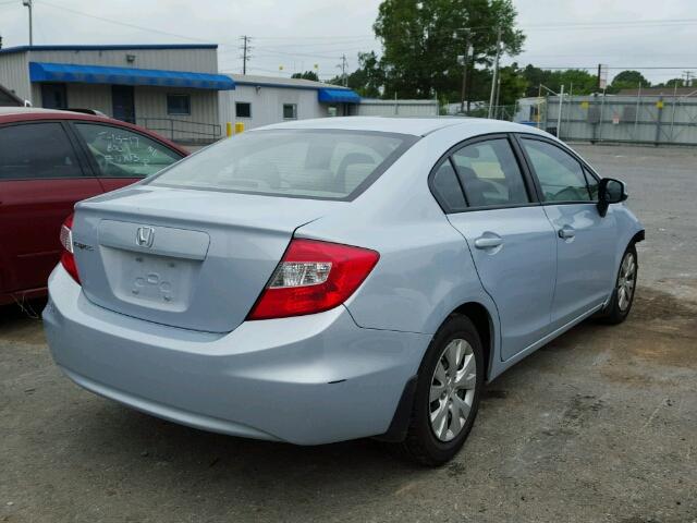 19XFB2F51CE062439 - 2012 HONDA CIVIC LX Azul foto 4