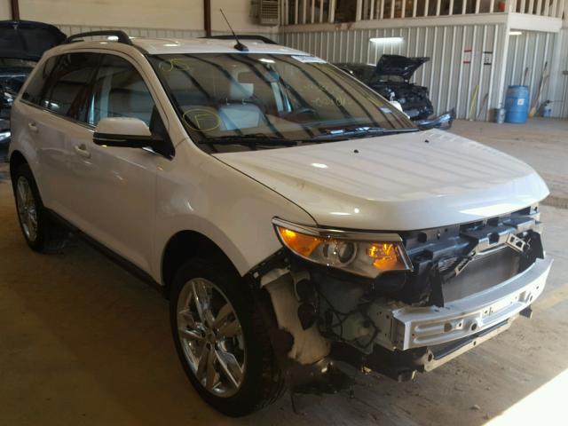 2FMDK3KCXDBC61771 - 2013 FORD EDGE LIMIT WHITE photo 1