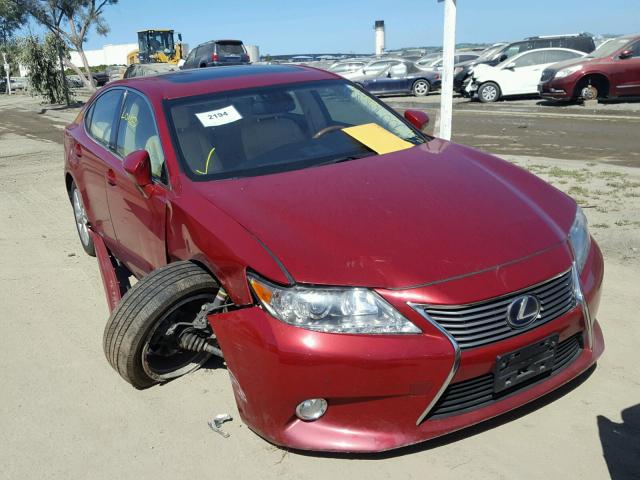 JTHBW1GG8D2002507 - 2013 LEXUS ES 300H RED photo 1