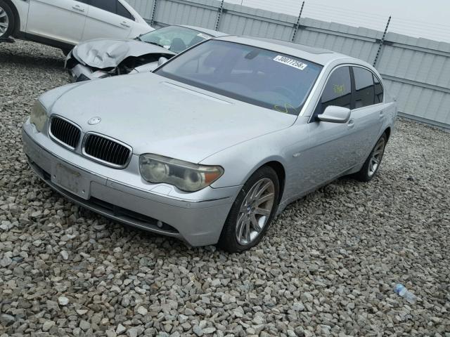 WBAGN63564DS55323 - 2004 BMW 745 LI فضي صورة 2