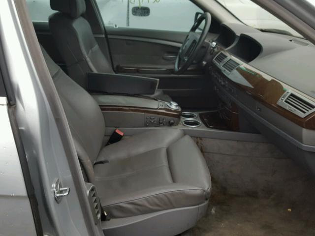 WBAGN63564DS55323 - 2004 BMW 745 LI فضي صورة 5