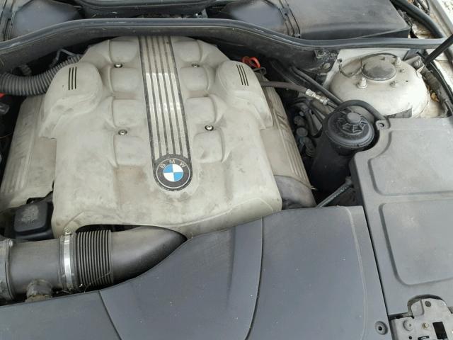 WBAGN63564DS55323 - 2004 BMW 745 LI فضي صورة 7